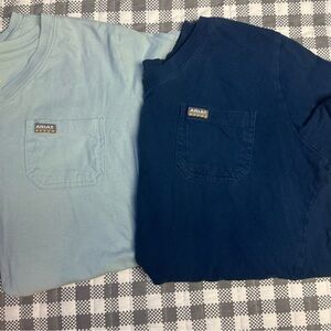 Ariat Blue Short Sleeve Tees